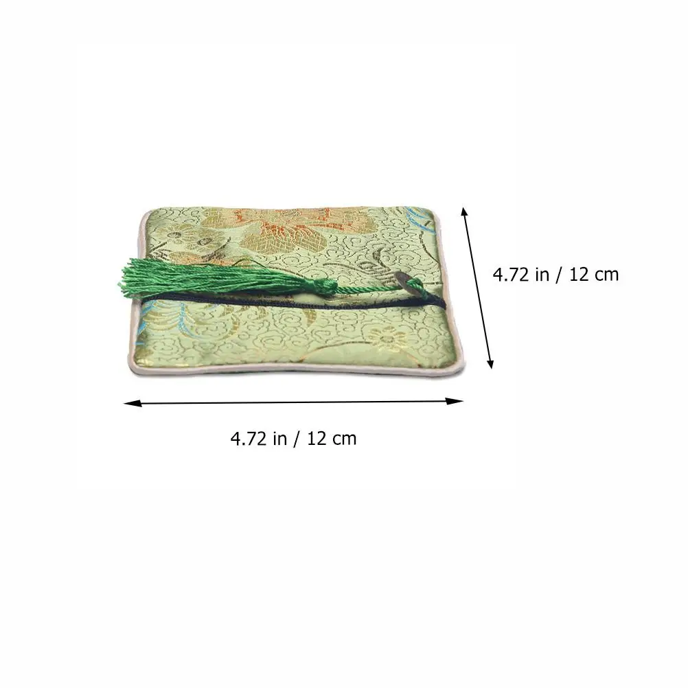 

10 Pcs Jewelry Bags Chinese Style Storage Pouches for Bracelets Rings Earrings Buddha Beads Travel Wedding Gifts