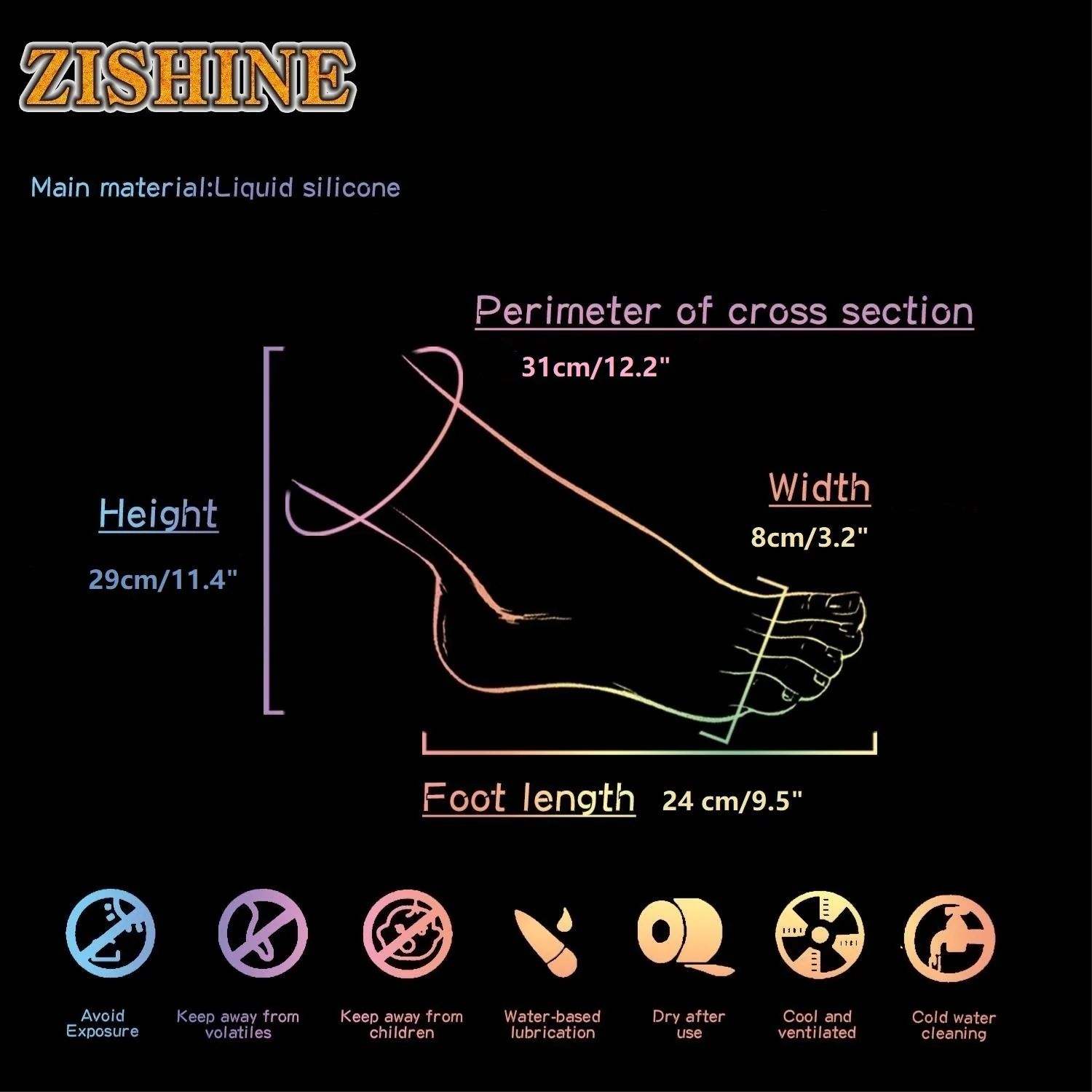 High Simulation Female Silicone Foot Model Fake Leg Mold Mannequin Lifelike Fetish Feet Shoes Jewelry Display Salon Art ZDWTA view 6