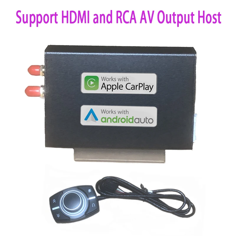 2026 Android Wireless CarPlay Car Adapter Car Display Upgrade Box For Any Cares Displayes With HDMI And RCA AV Output Universal