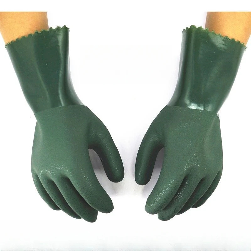 

Men's Winter Warm Rubber Gloves with Wool, Thickened, Anti-freeze, Waterproof, Acid and Alaskan Resistance