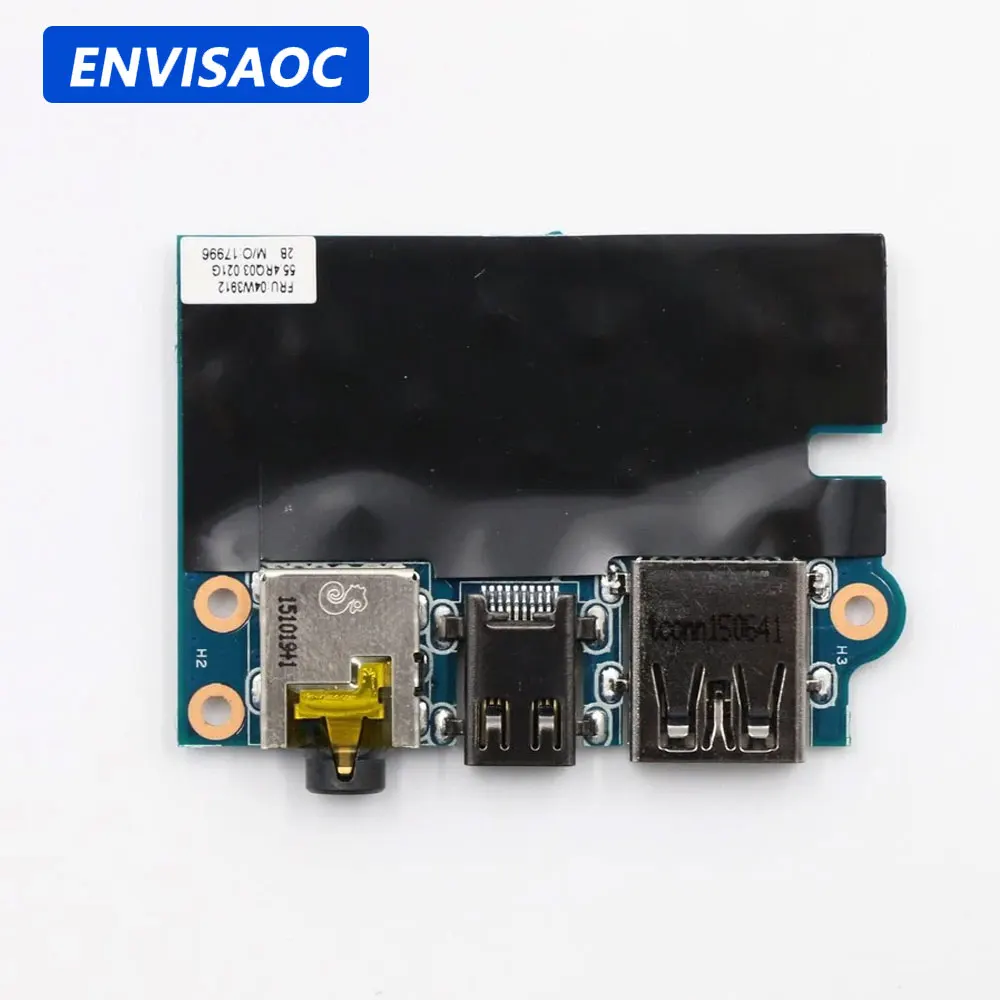 USB Jack Board For Lenovo ThinkPad X1 Carbon 1st Gen1 2013 Laptop Audio USB mini DP DisplayPort Jack Board 04W3912 55.4RQ03.021