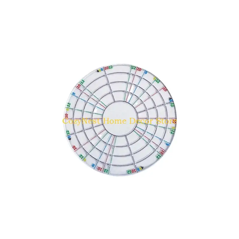 92MF Easy To Use Circular Grading Ruler For Accurate Pottery And Painting Work