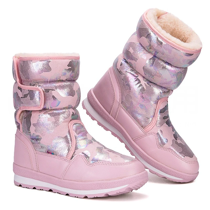 

New Winter Women's Shoes Fashion Plush Ultra Warm Snow Boots for Woman Comfort Platform Outdoor Boots Designer Shoes Botas Mujer