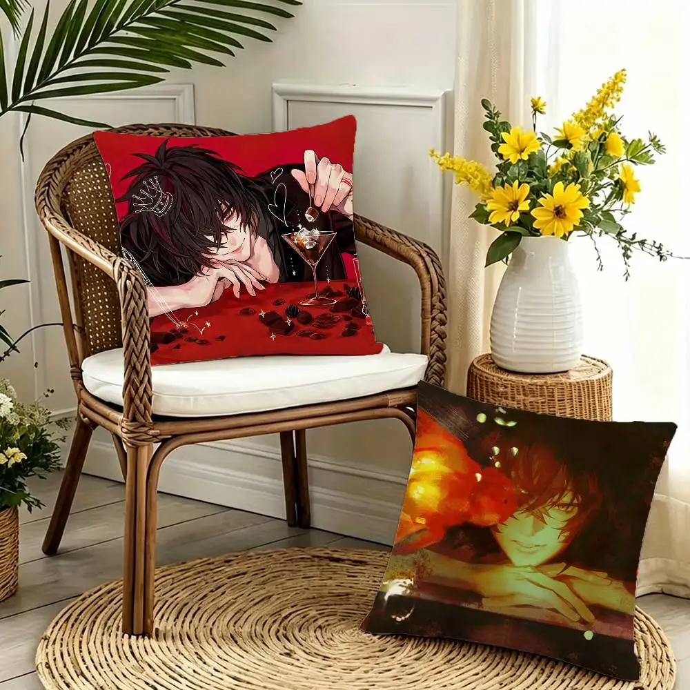 

Slow Damage Anime Double-sided print Pillow Case Pattern Printed Pillowcase For Living Room Sofa Cushion Cover
