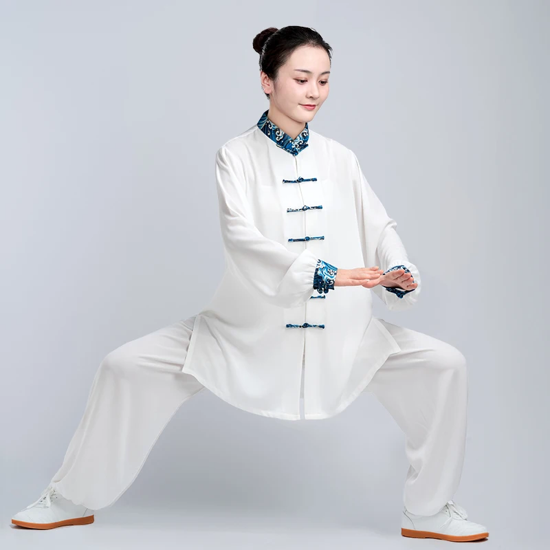 2025 New Women's Tai Chi Suit, Premium All-Season Practice Uniform for Men & Baduanjin, Traditional Chinese Style