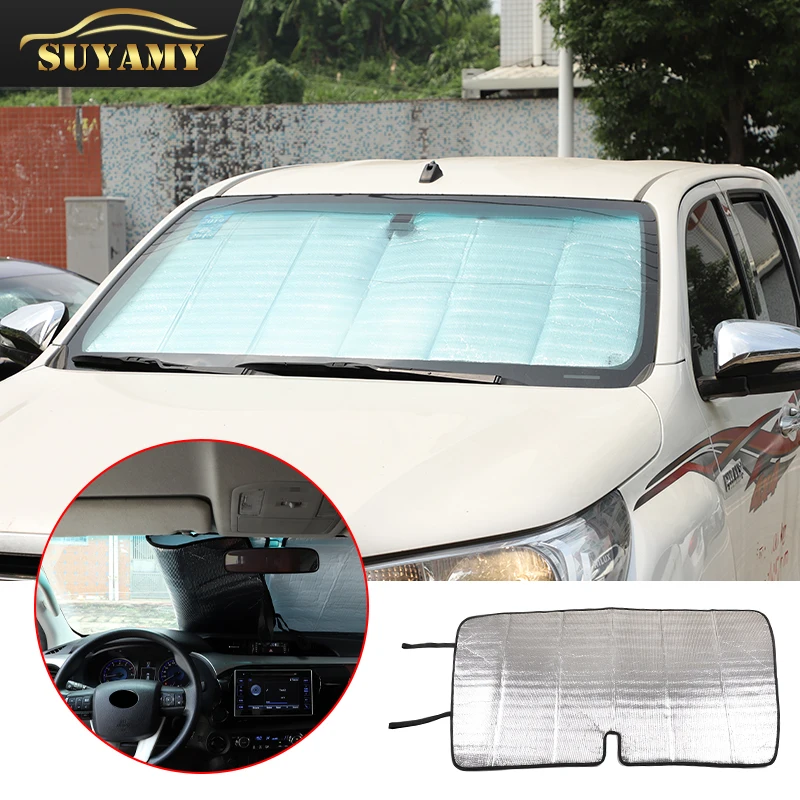 

Windshield Sunshade Car Window Windscreen Cover Sun Shade For Toyota Hilux Auto Sun Visor Car-covers Car Interior Accessories