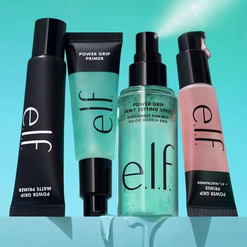 Elf Lasting Moisturizing Fruit Lip Balm Set Lip Gloss Lipstick Hot Fair 0.5 High Gloss Liquid Foundation Primer Pre Makeup Gel