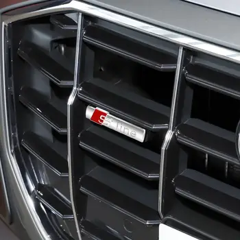 Line 標誌車前格柵徽章貼紙金屬 S Line 標誌適用於Audi S A3 A4 B8 8P 8V B6 A5 A6 C7 Q5 B9 B7 C6 A1 Q7 Q3 Tt A7 8 最佳銷售 奧迪TT標誌 - №3