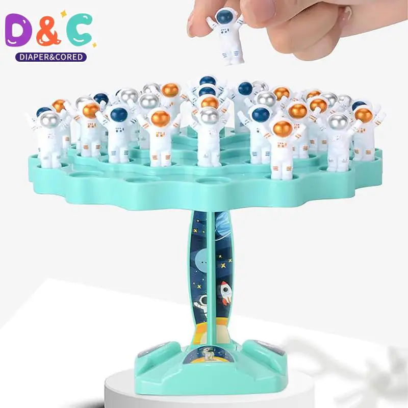 

48Pcs Astronauts Boxed Balancing Puzzle Toy Set Children Board Games Space Balance Stacking Leisure Interactive Desktop Battle