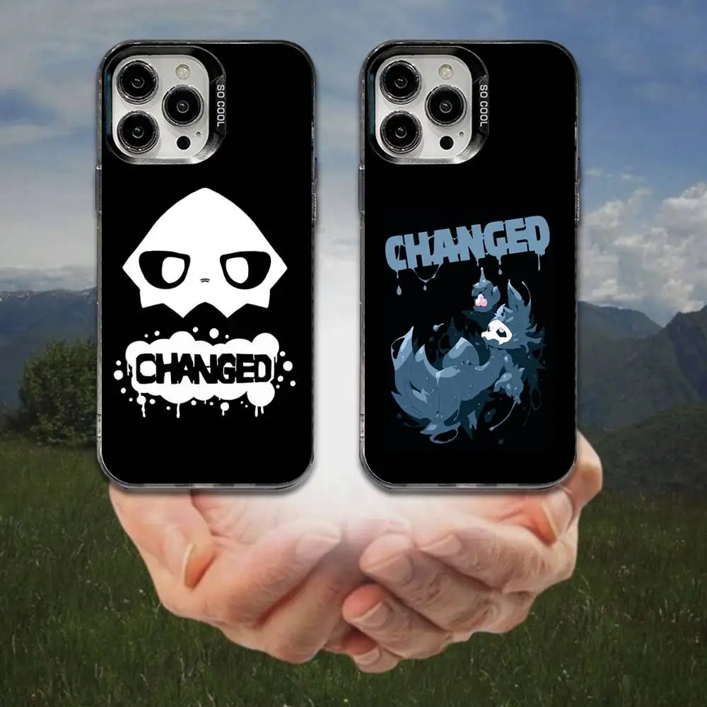

Changed Furry Puro Phone Case For iPhone 16,15,14,13,12,11,8,7,Pro,Max,Plus,Mini,XS,SE Anti Fall Black Matte Hard