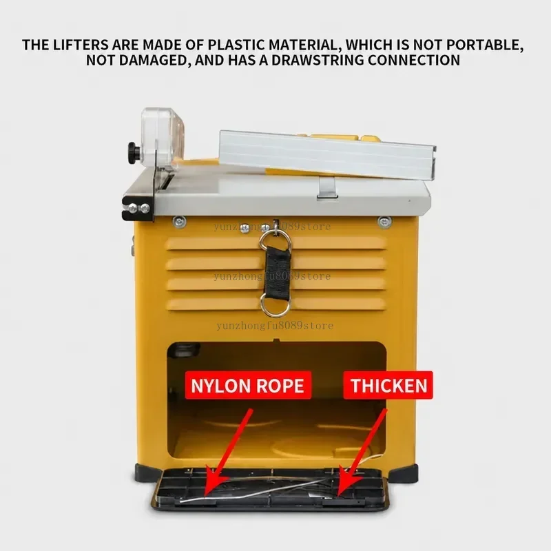 Multifunctional Electric Saw Bench, Dust-Free Woodworking Cutting Machine, Power Tool for Solid Wood Floor & Decoration