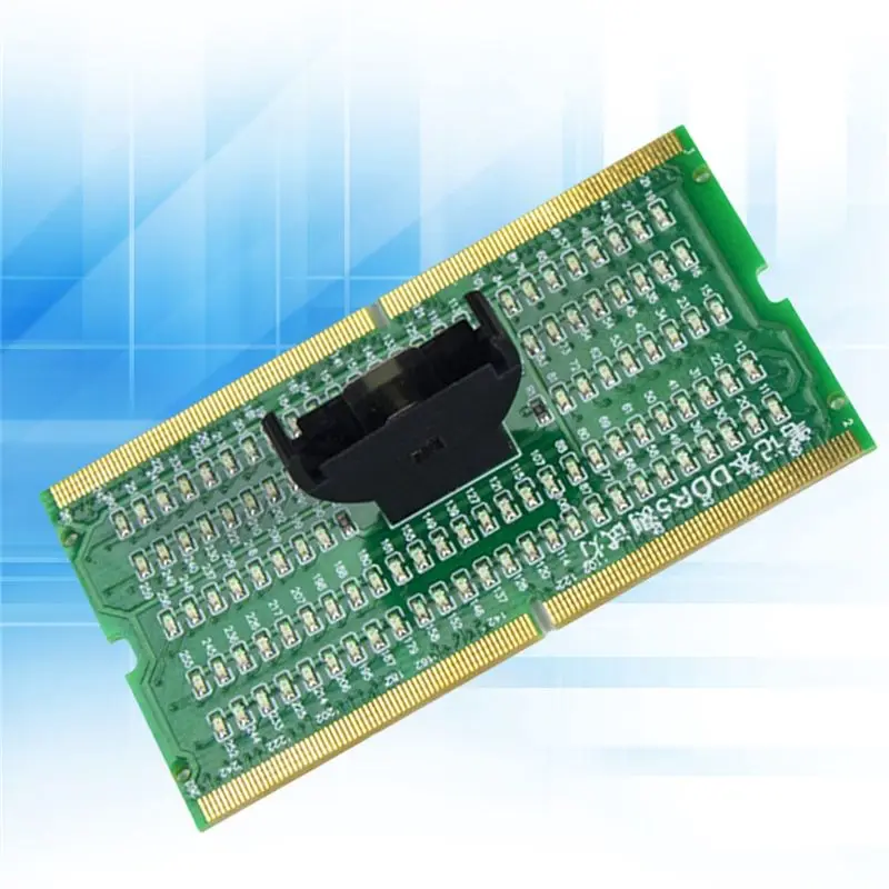 A13E-DDR5 Laptop Motherboard Memory Slot Diagnostic Repair Analyzer Test SDRAM SO-DIMM Pin Out Notebook LED Tester Card