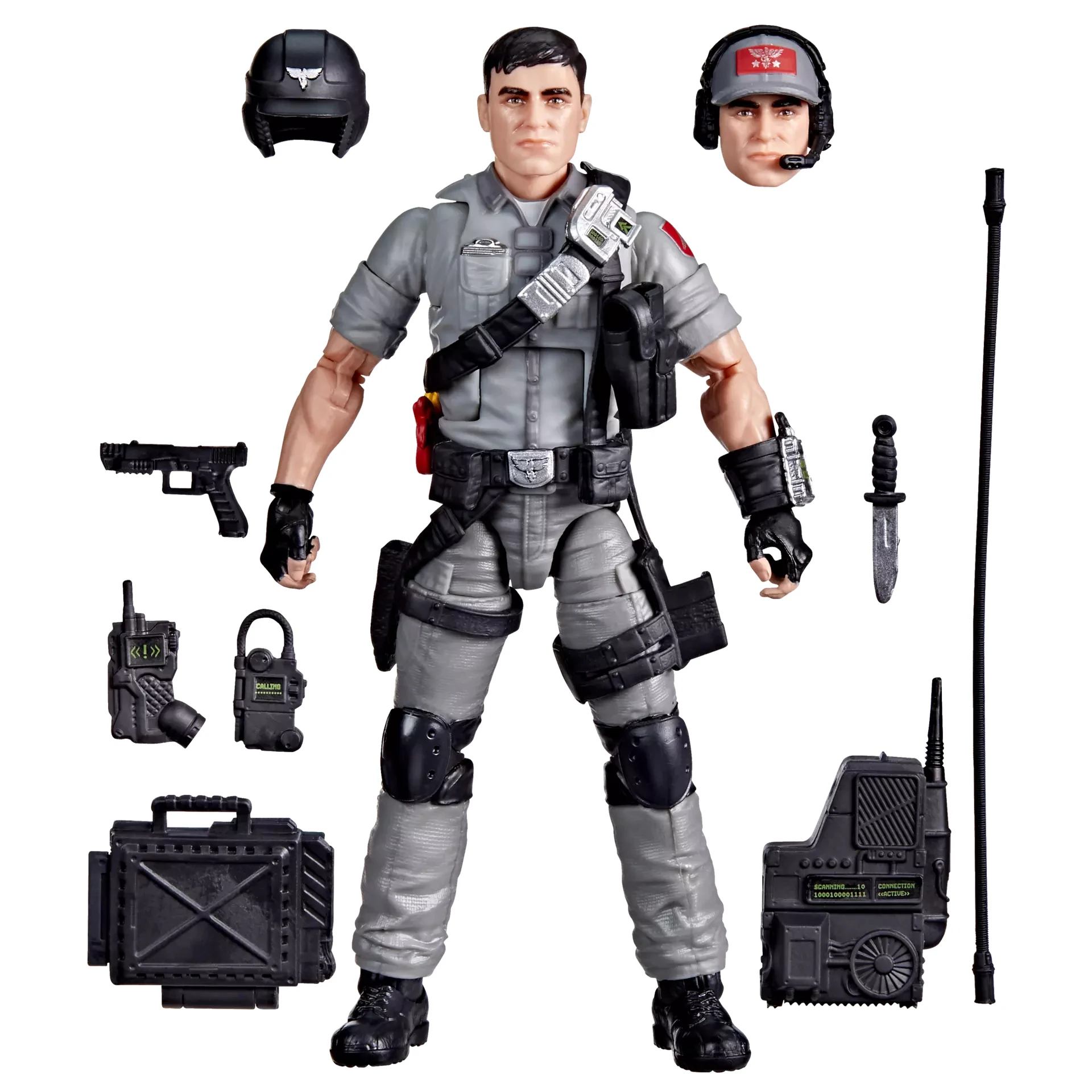 [Em estoque] NOVO Hasbro G.I. Joe Classified Series Grim Viper, Seymour 'Sci-Fi' Fine, Blaine 'Mainframe' Parker e Wet-Suit