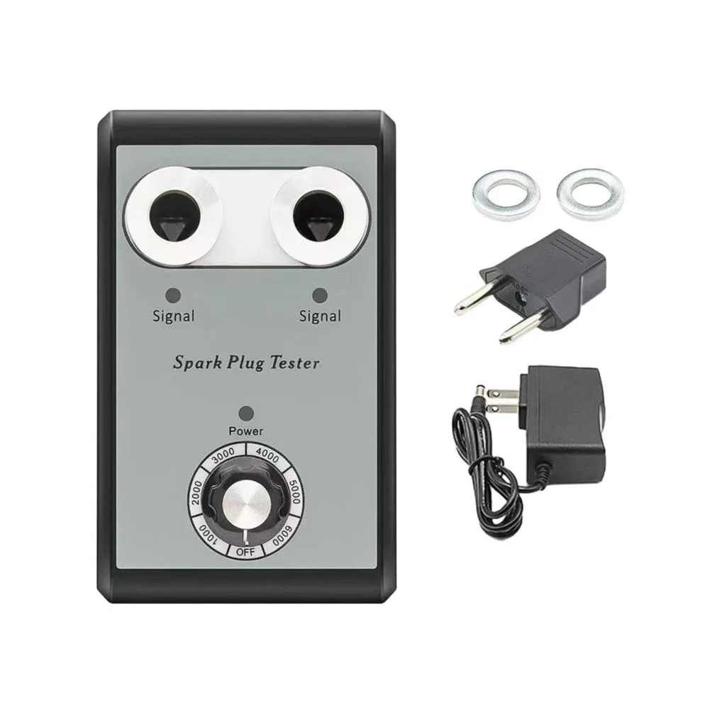 Ignition Spark Tester  Dual Hole Electrode Analyzer Adjustable For Frequency Control From 1000 To 6000 RPM