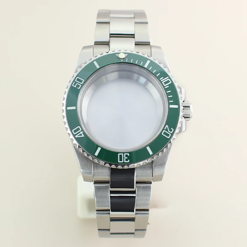 40mm 200m Waterproof NH34 NH35 NH36 Watch Case Accessories For Submariner NH35 NH36 NH34 NH38 Miyota8215 2824 Slide Buckle Band