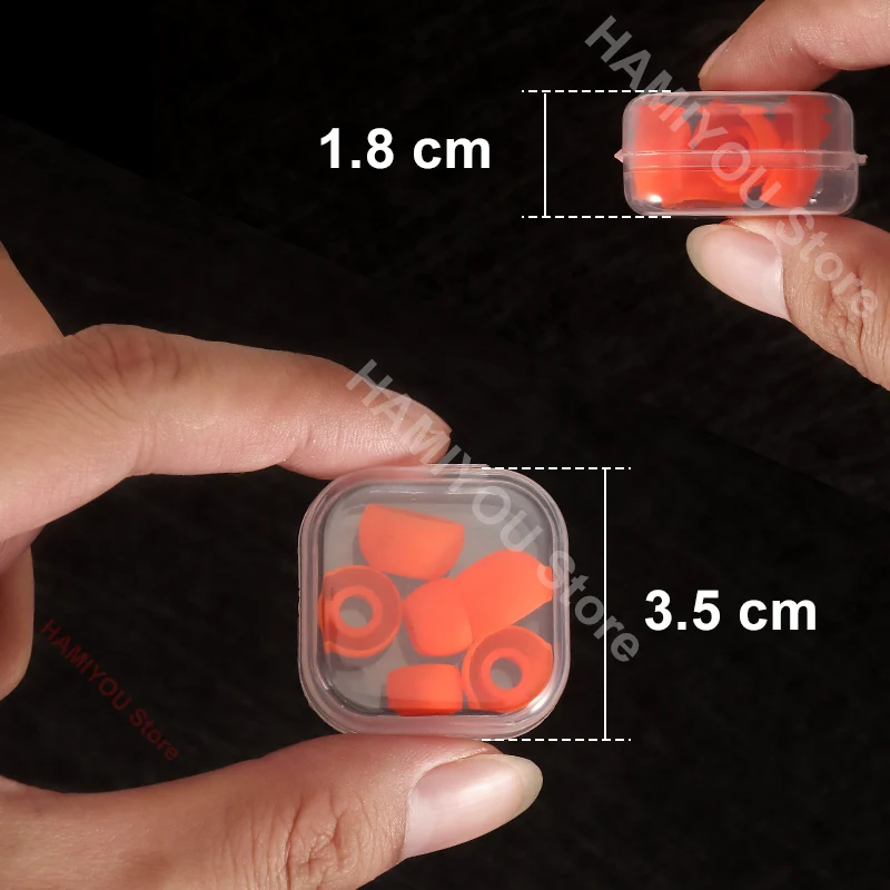 3 زوج/وحدة LMS مكافحة زلة مقاوم للماء استبدال سدادة الأذن الأذن نصائح منصات مجموعة سيليكون داخل الأذن سماعات الأذن يغطي غطاء 4-6 مللي متر لينة