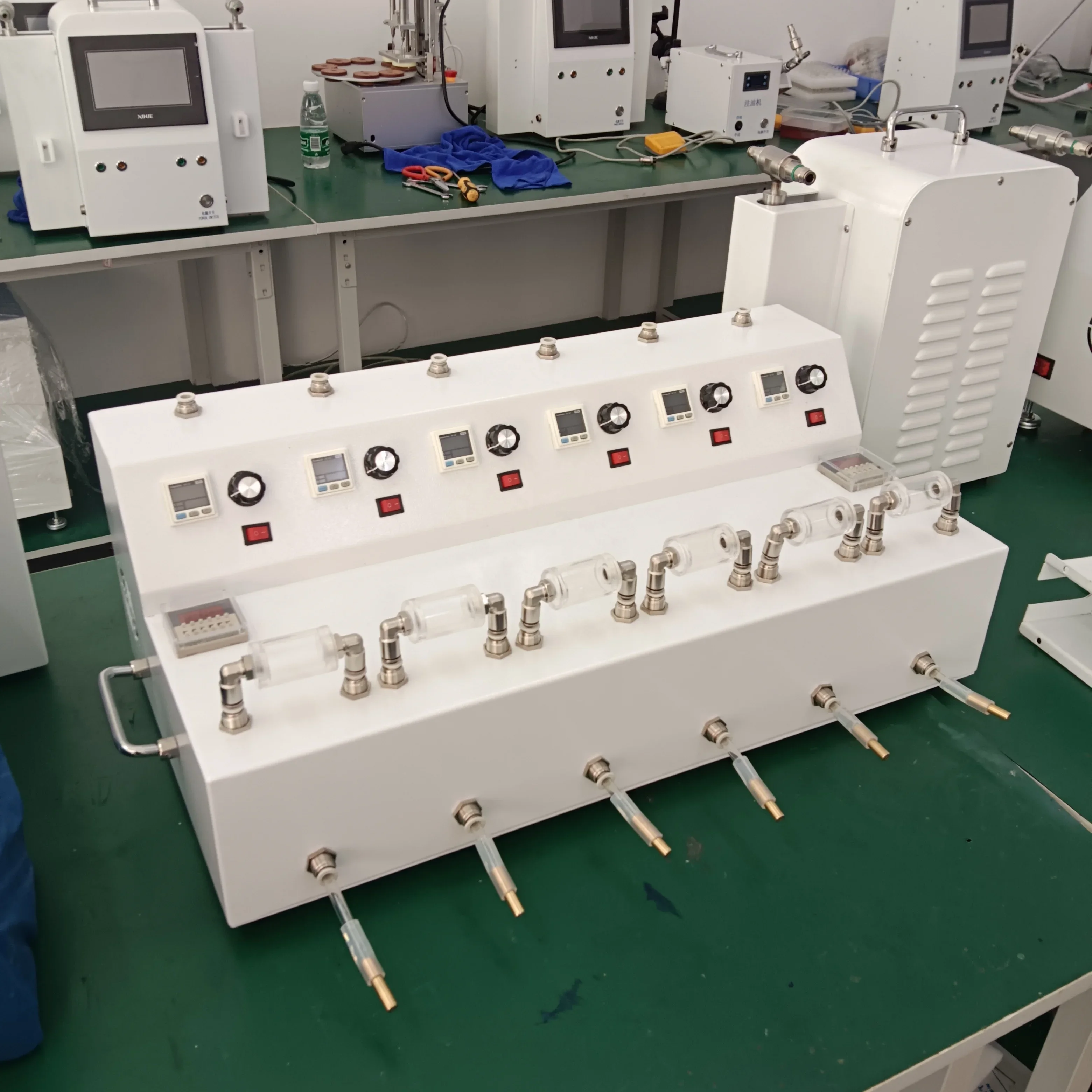 The six-station resistance testing machine is from the best universal testing machine on the market