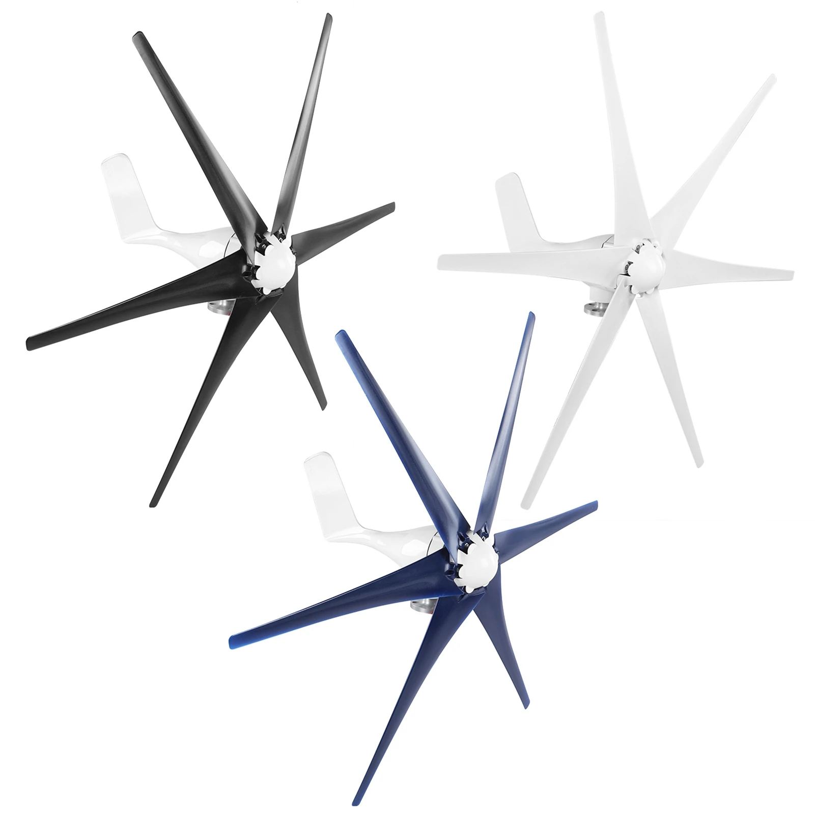 Professional Wind Turbines Small Windmill Generator 6 Blade Industrial Machinery Machine 800W Small Wind Generator