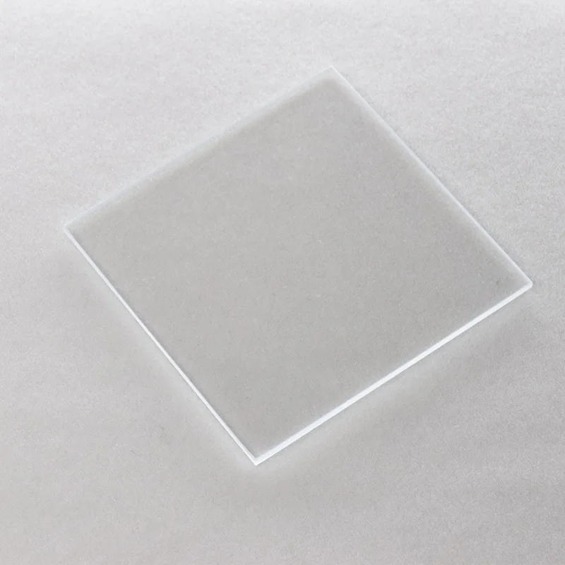 Round Glass Sheet 95mm Diameter 2mm Thick Custom Any Size Dashboard Lamp Shade Fire Protection Glass