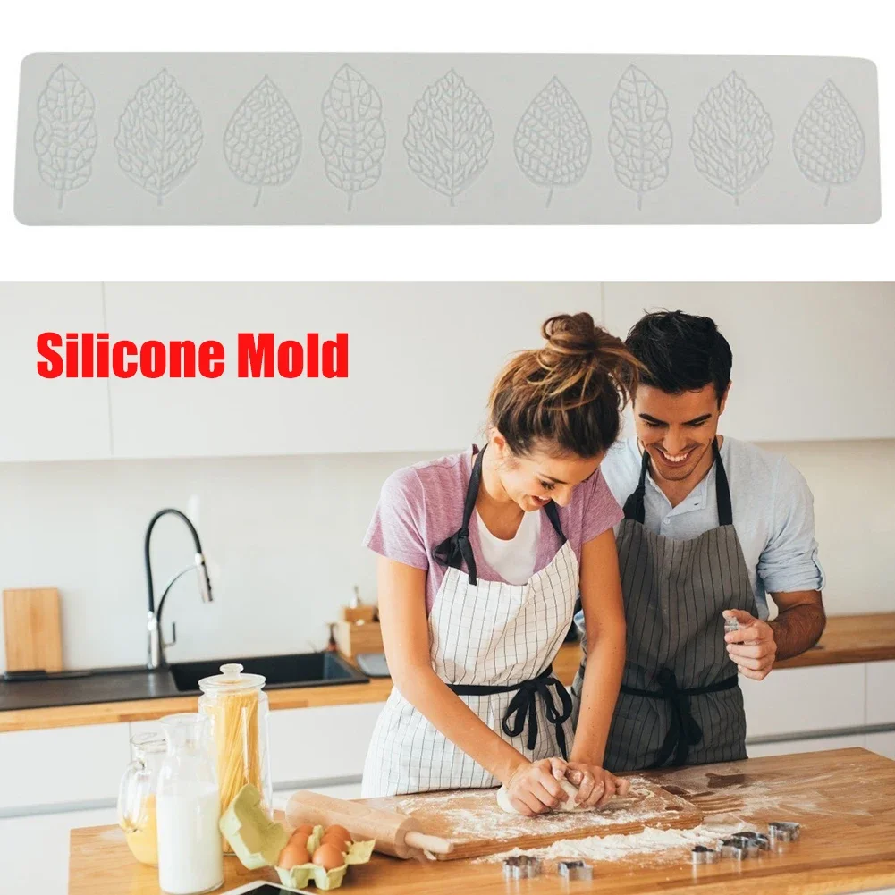 Silikon blattform Fondant formen Schokoladen form für Kuchen Gebäck Dekor Backen Gummi pasten Formen Dekoration Zucker Spitze Schleier Matte