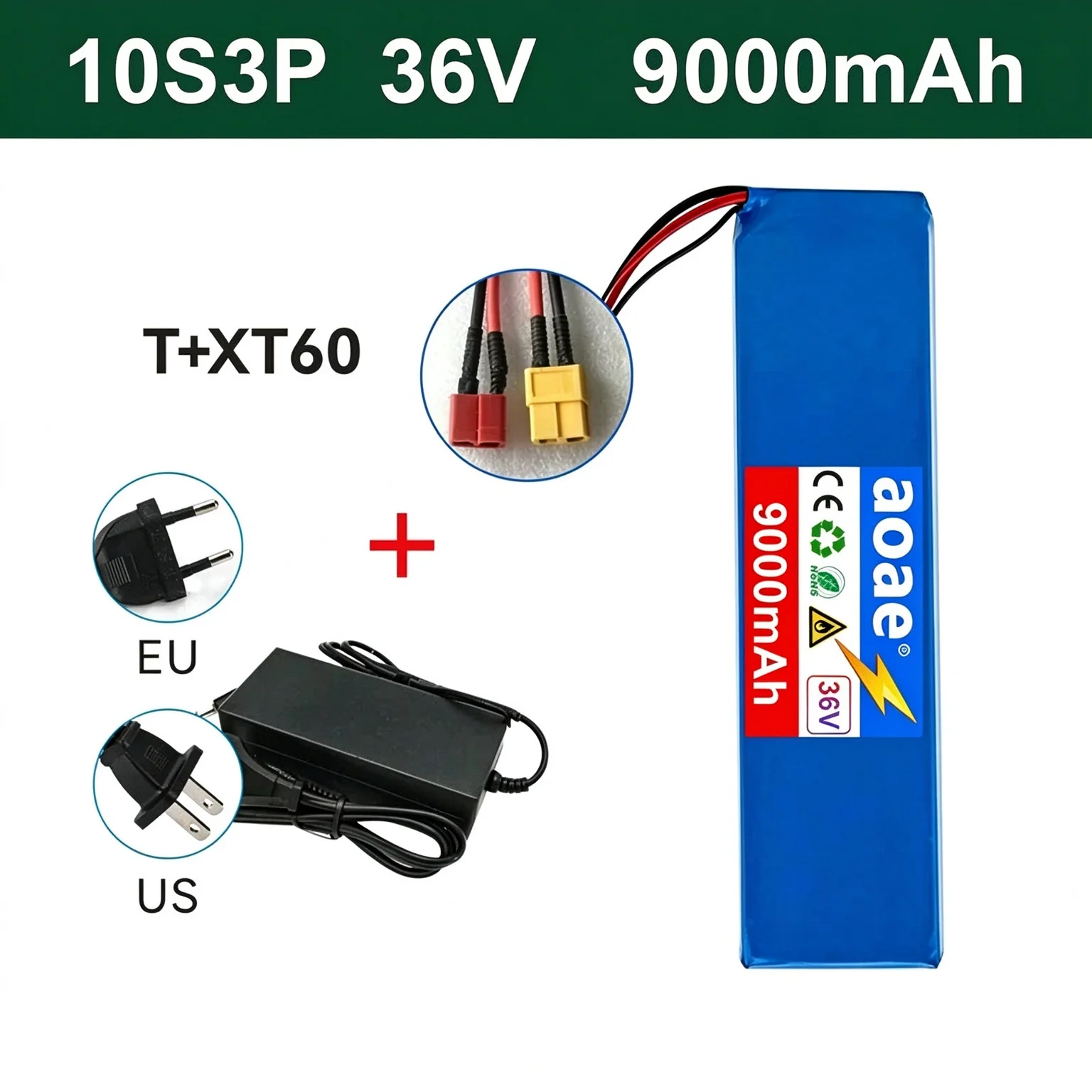 10S3P 36V 18650 Lithium Battery Pack, Replacement Battery For Electric Scooter,Stable output, Safe And Environmentally Friendly