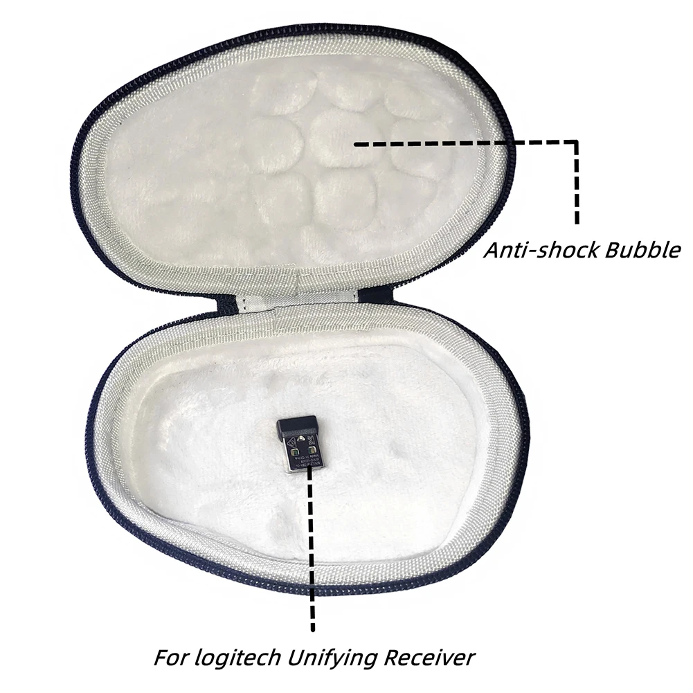 1/2/5 قطعة ماوس لاسلكي حقيبة للتخزين بولي EVA إيفا منع الخدوش مقاوم للماء للصدمات الصلب حمل ل Logitech MX Master 2S/3S