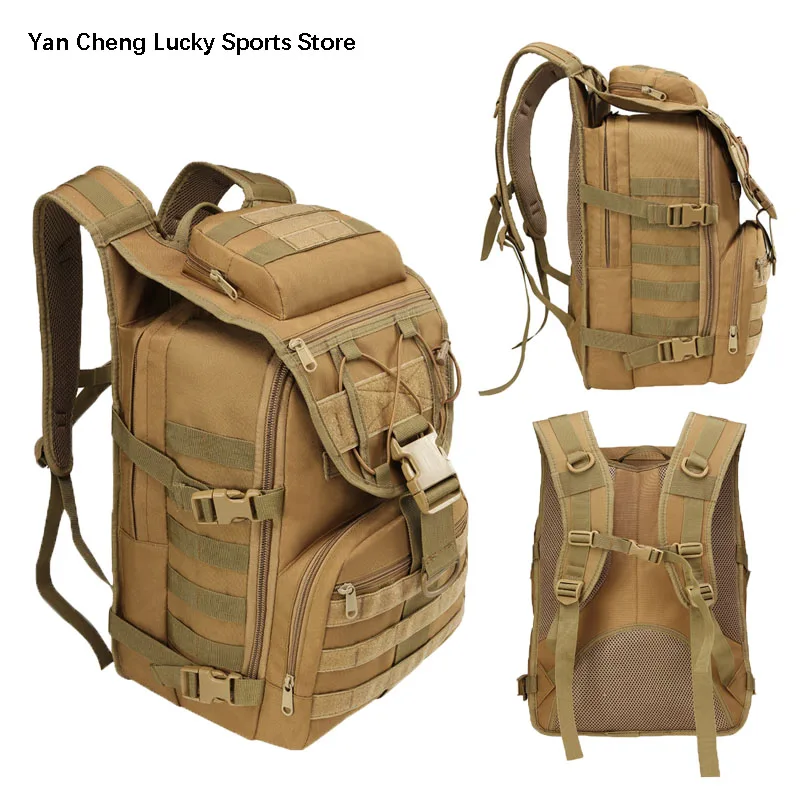 

Camouflage Fashion Travel Tactics Hiking Backpack Waterproof outdoor Hiking Backpack for men fishing bag camping equipment