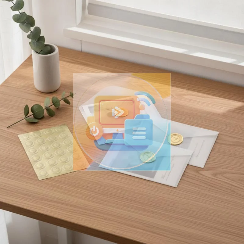 10PCS Semi-transparent Paper Envelopes, DIY Postcard Storage Pocket, Wedding Invitation & Greeting Card Gift Packing Envelope