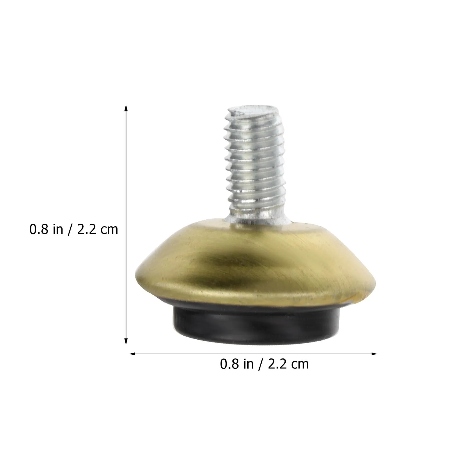 

10pcs Adjustable Feet Pads Levelers Durable Desk Leveler With Screw Rubber Protection Mats for Chairs Desks