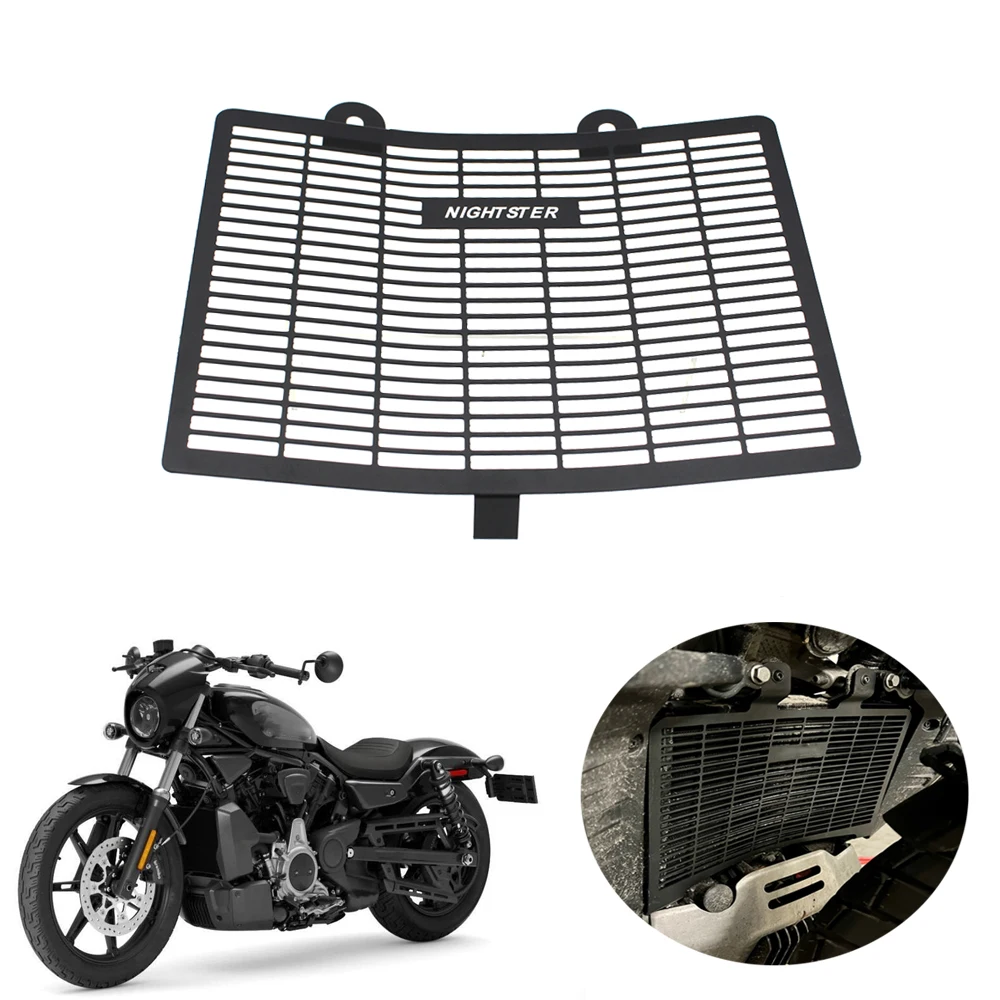 

Motorcycle Aluminum Radiator Guard Engine Cooler Grille Cover Protection Fit For Harley Nightster 975 RH975 RH 975 2022 2023