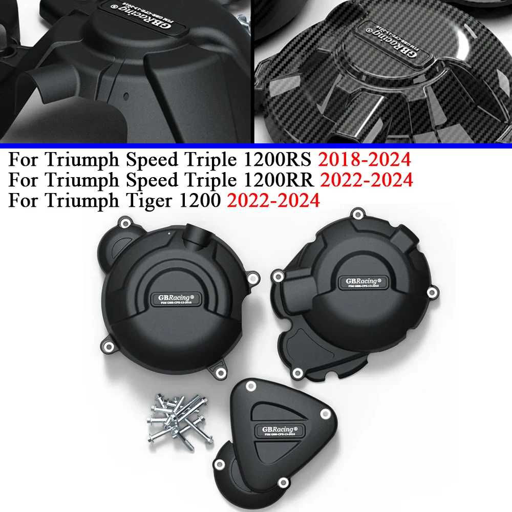 

For Triumph Speed Triple 1200RS 2018-2024 Speed Triple 1200RR 2022-2024 Tiger 1200 2022-2024 Engine Protective Cover