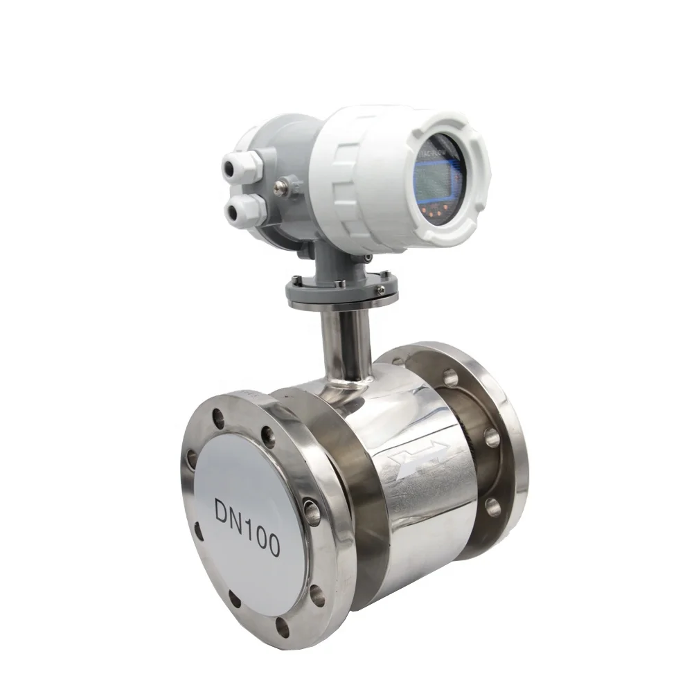 GAIMC IoT Enabled Electromagnetic Flow Meter RS485 RTU / 4G Remote Data Transmission for Smart Water Management