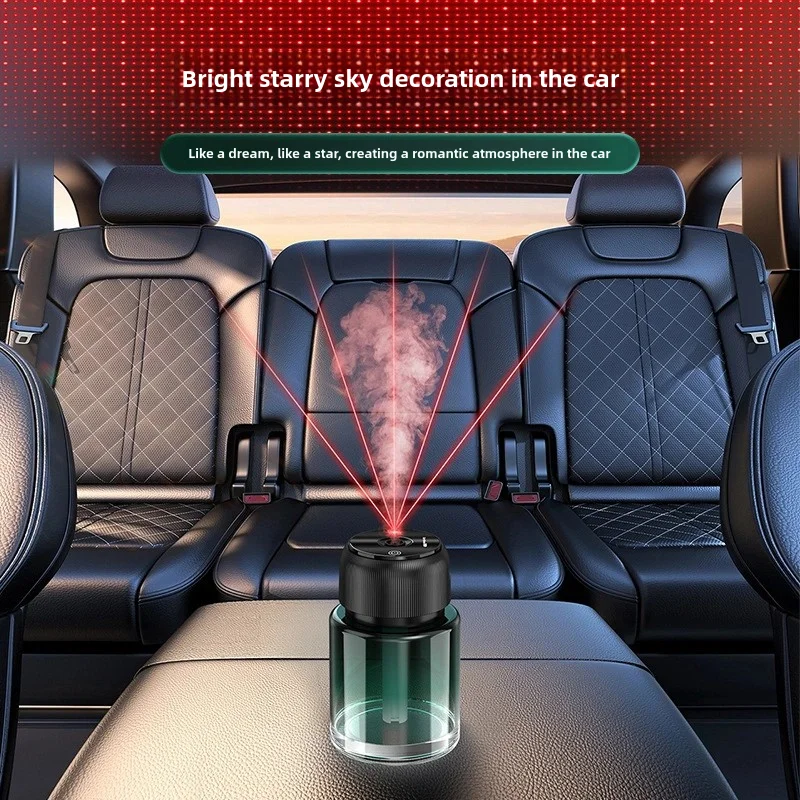 

Rechargeable 160ml large-capacity glass car aromatherapy diffuser with car start-stop long-lasting fragrance spray car aromather