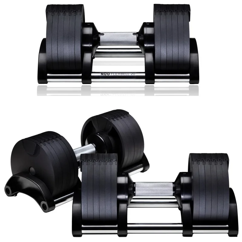 20KG/24KG/32KG/36KG Commercial High-End Solid Steel Safe And Convenient Adjustable Weightlifting Fitness Dumbbells