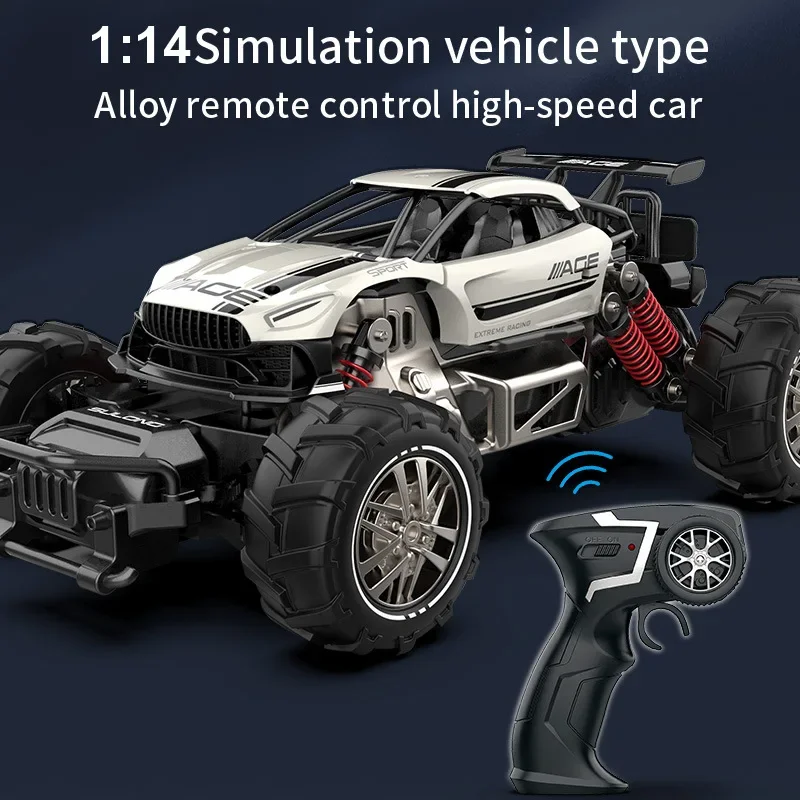 

1:14 Simulation Vehicle Alloy Remote Control High-Speed Car High-speed Off-road Climbing Car Drifting Racing Toy Children's Gift