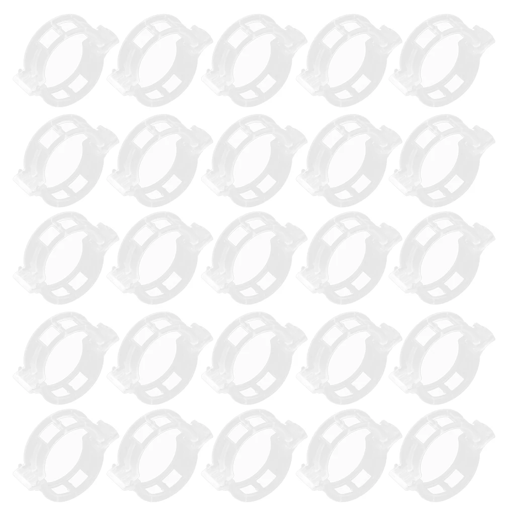 100 Buah Alat Perbaikan Tanaman Rambat Putih Klip Tanaman Rambat Putih Dapat Digunakan Kembali