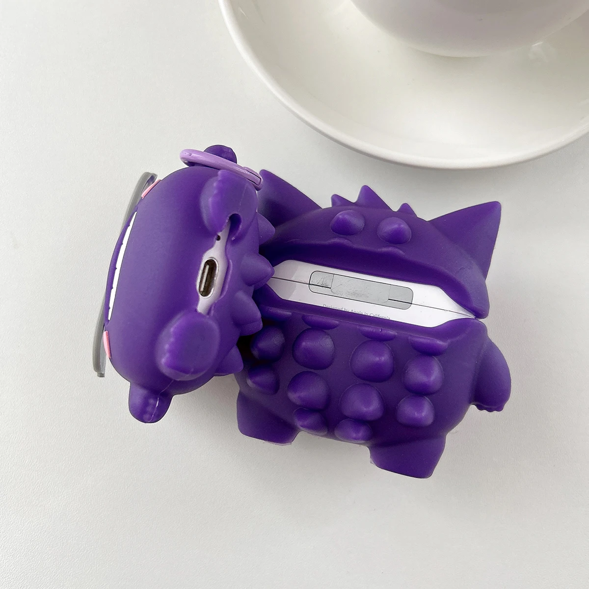 Purple Monster Sunglasses For Airpods 4 Pro Pro 2 Pro 3 Silicone Earphone Case Accessories Cover - view 6