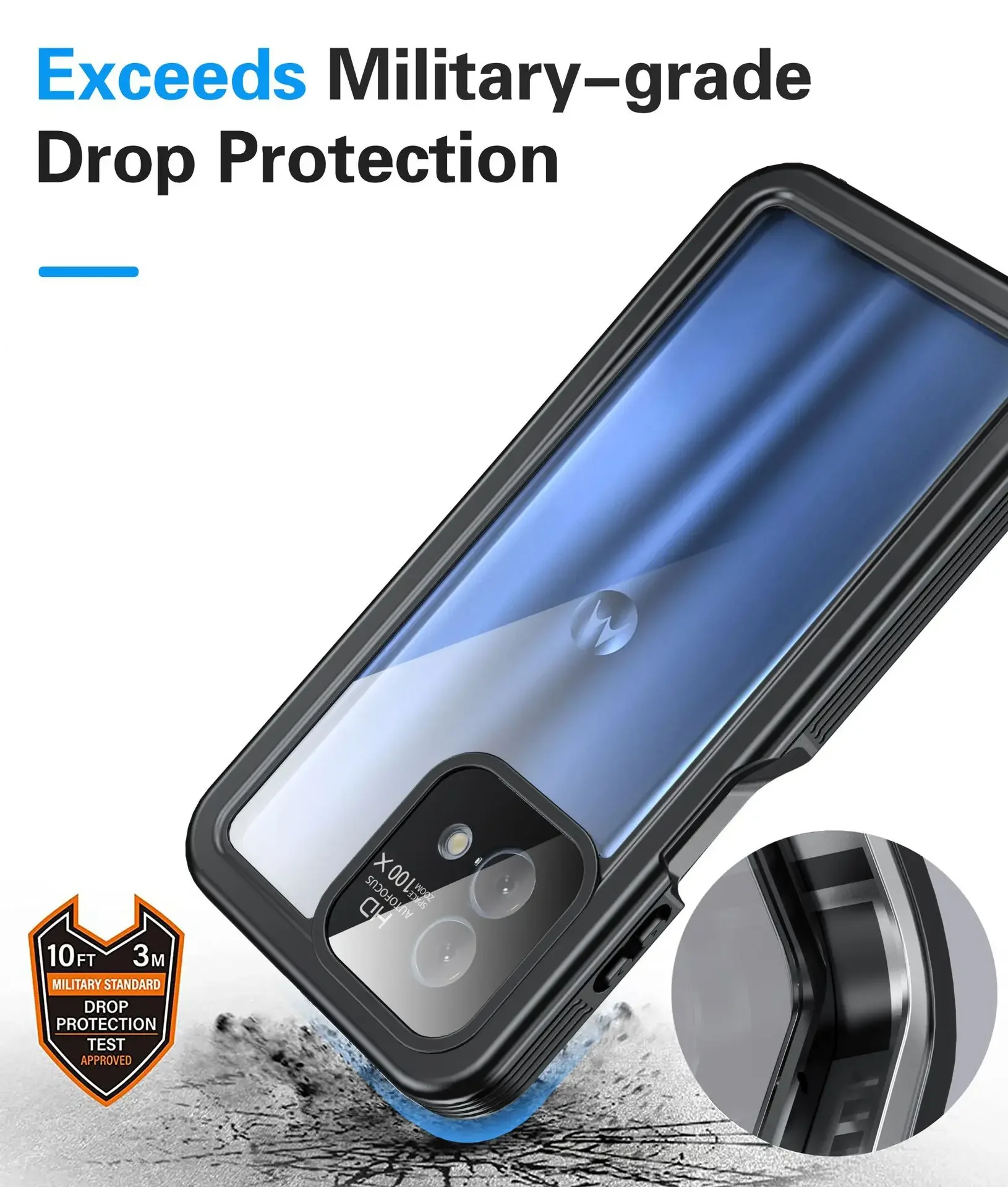 ip68 waterproof case For Moto G 5G  play 4G 2024 Fall and scratch prevention All Inclusive Screen  Mobile For Moto G Stylus 2023