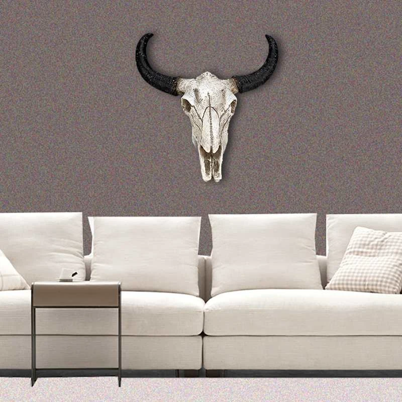 Wall Decoration Innovative Creative Fascinating In-demand Artistic Top-rated Unusual Animal Skull Decoration Hanging Sculpture