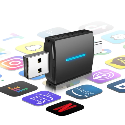 Imagen 2 del producto Android Auto inalámbrico Carplay tipo c USB Bluetooth Wifi Plug and Play 2 en 1 Dongle para Chevrolet Citroen Buick Cadillac Chery VW