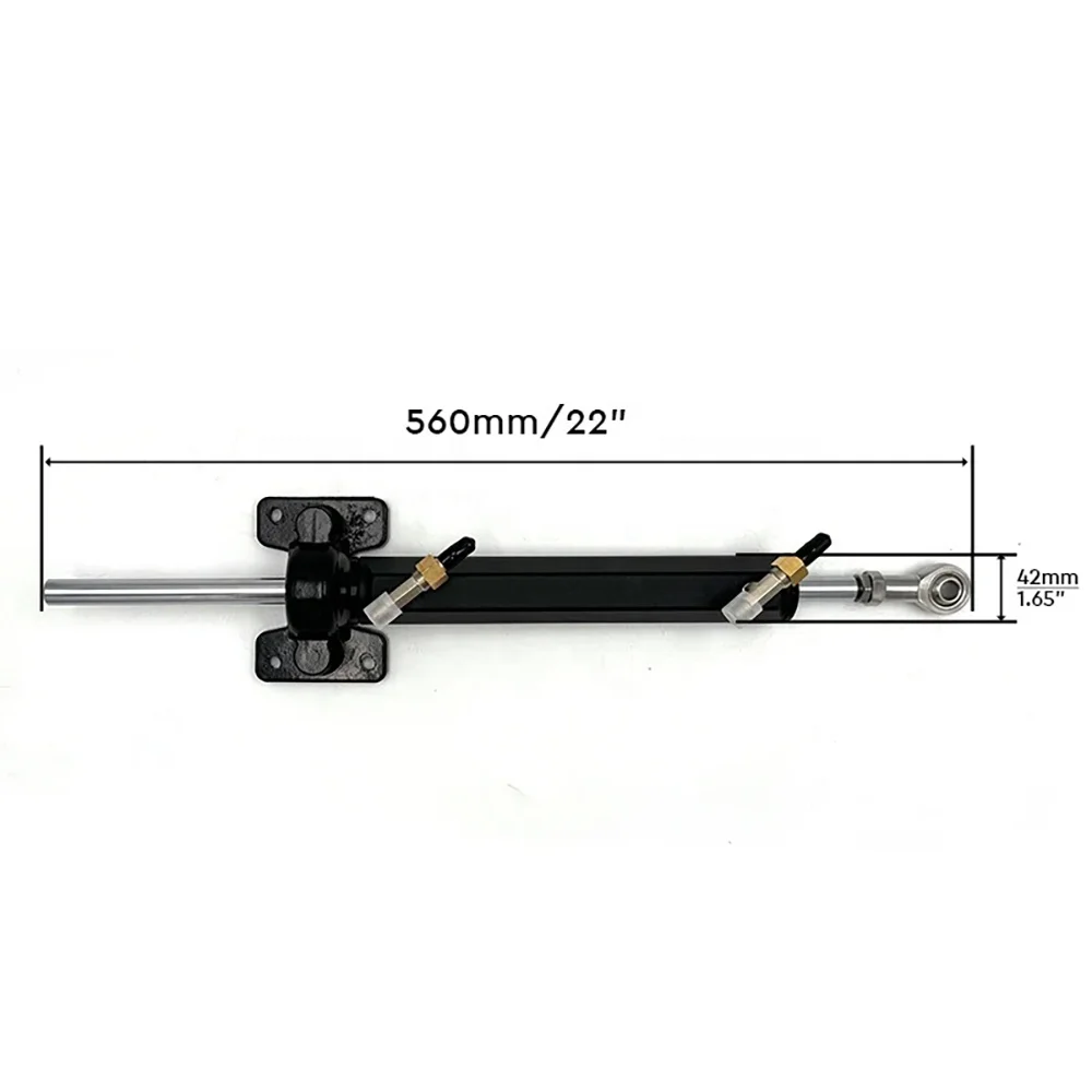 stainless steel Marine Hydraulic Steering Helm Pump Cylinder, Helm Pump, Hose, Steering Wheel Boat Yacht Outboard Inboard Helm