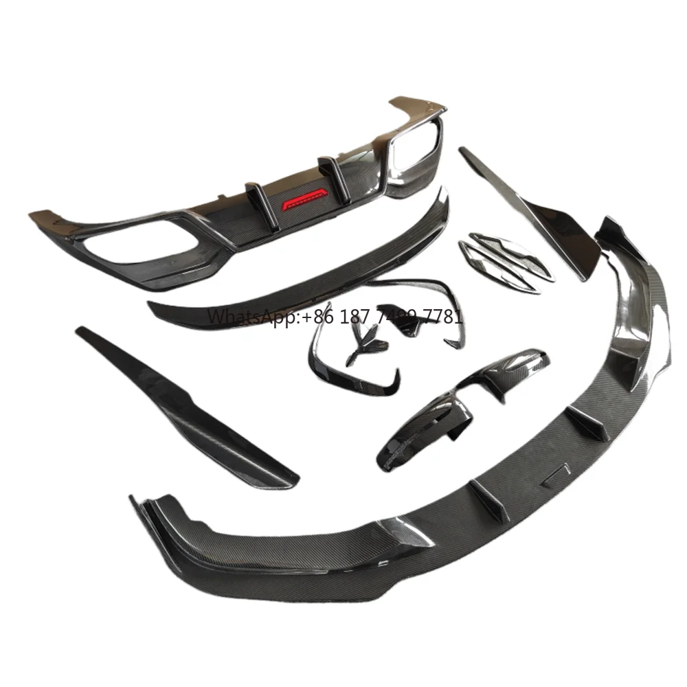 

Used for . 8 Series G15 G16 M850i Carbon Fiber AC Style Front Bumper Diverter Side Skirt Spoiler Rear Diffuser Body Kit