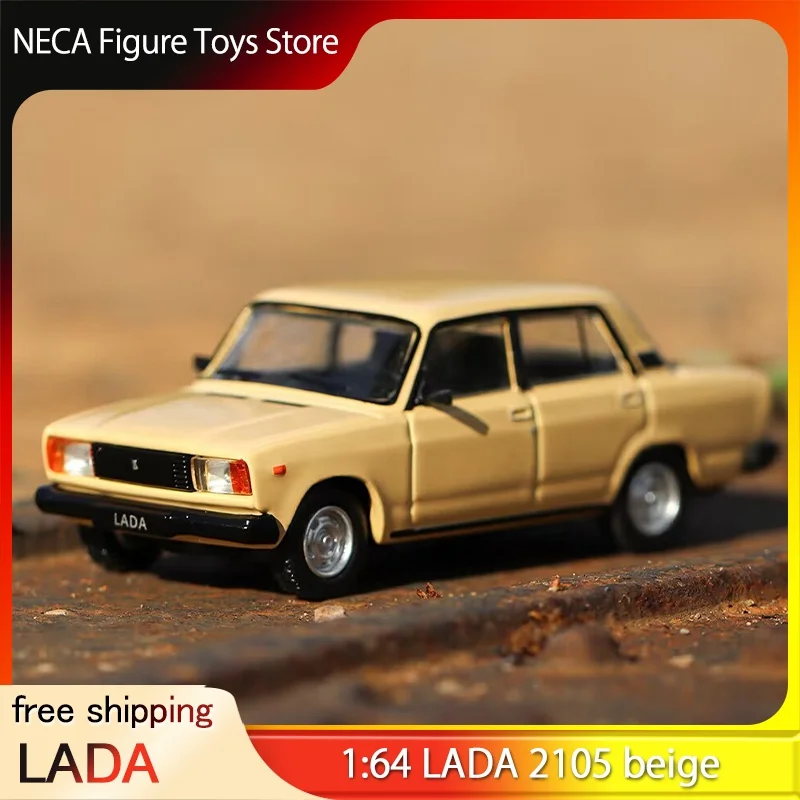 

Perka1:64 Lada 2105 Beige Soviet Russian Retro Sedan Alloy Car Model Desktop Car Model Ornaments Collection Of Car Model Toys