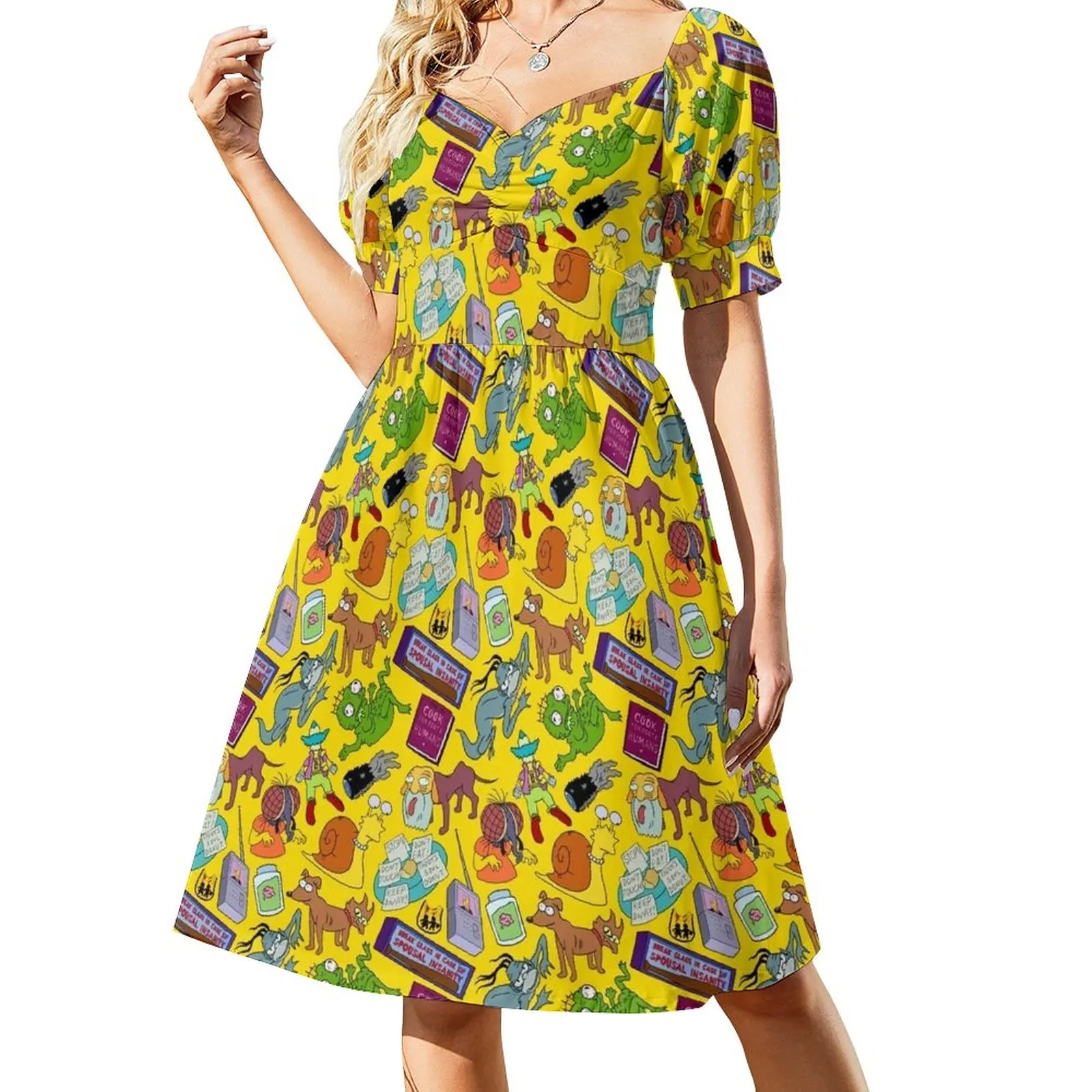 

Treehouse of Horror Sleeveless Dress Casual dresses dress for women 2023