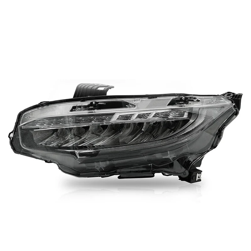 

4X Left Headlight Lens Cover For 2016 2017 2018 2019 Honda Civic LED Head Light Lens Lamp Shade Auto Light Cover Shell