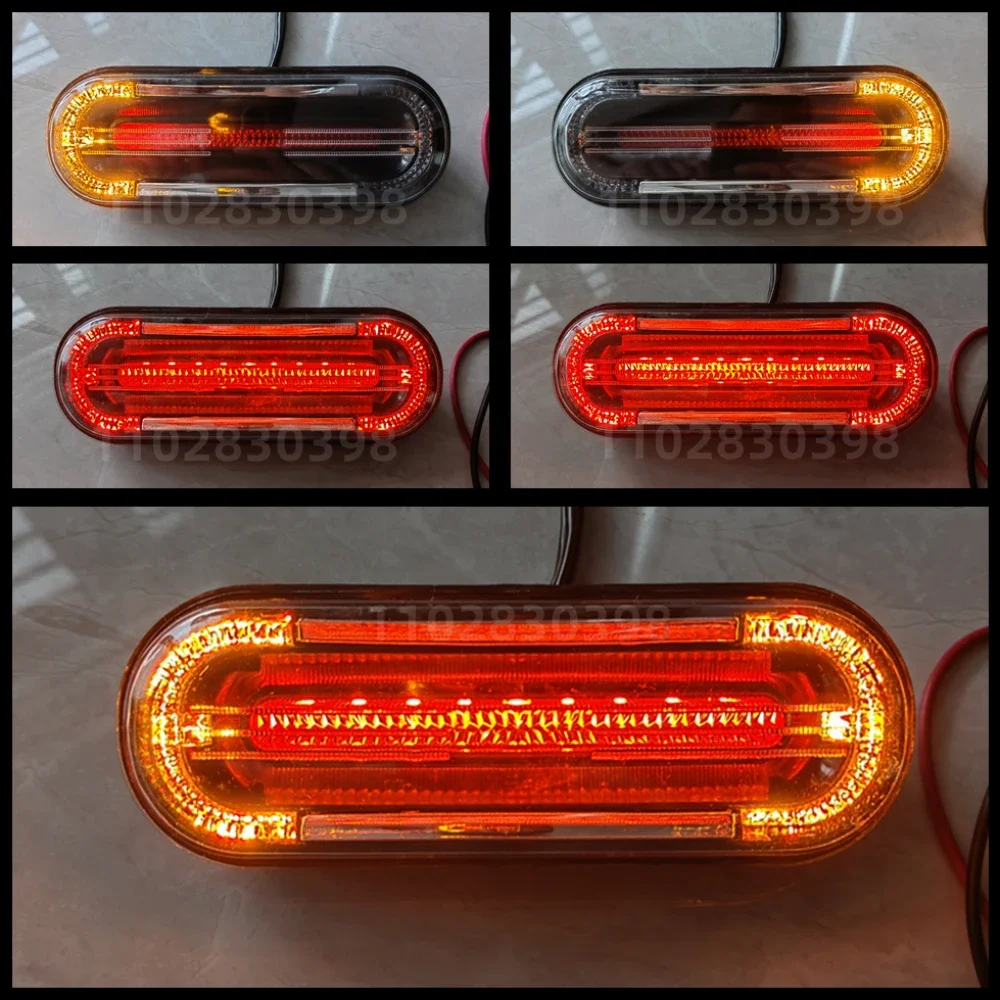 1Pc Motorcycle LED Tail Light 12V ATV Ebike Rear Headlight Moto Taillight Position Brake Turn Signal Spare Parts view 6