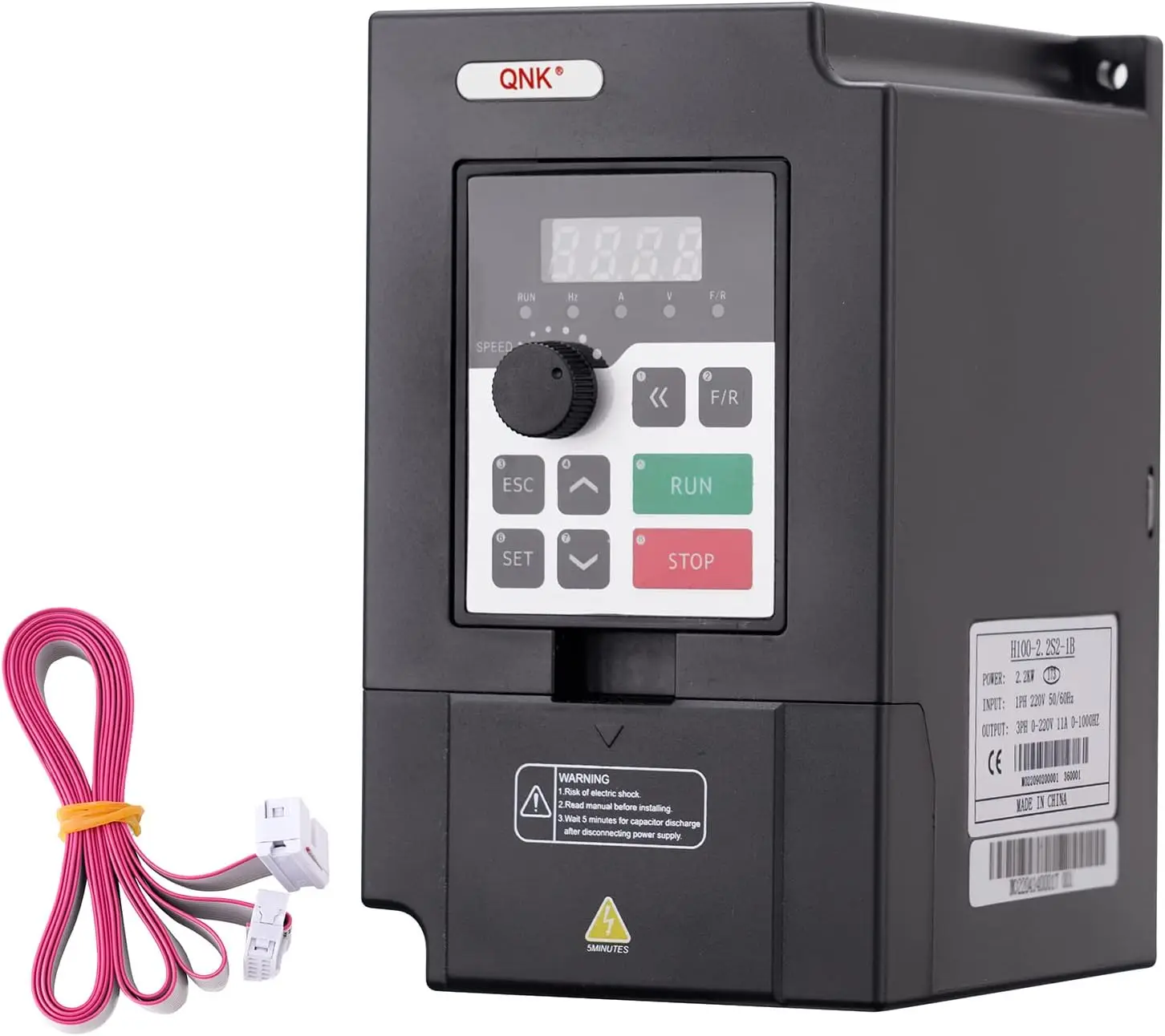 32KW 3HP 220V AC 11A VFD Converter Single 3 Phase Inverter Variable Frequency Drive CNC Spindle Motor Speed Controller