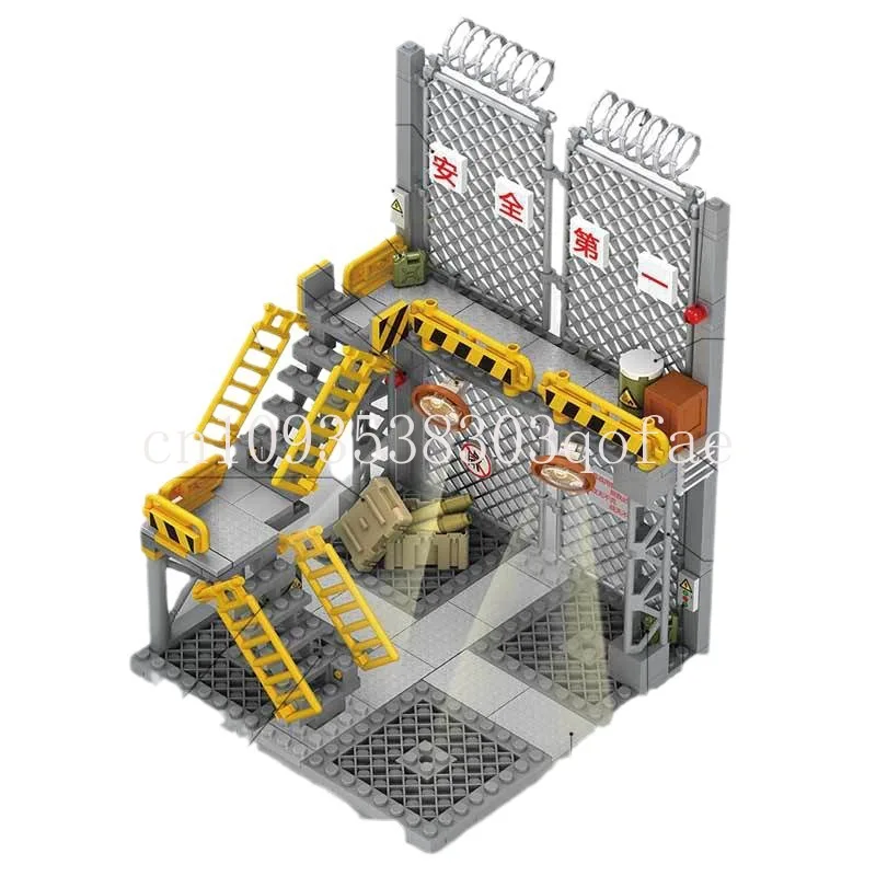 

Military Production Base - Hangar Monitoring Area - Military Production Scene - Assembly of Small Building Blocks