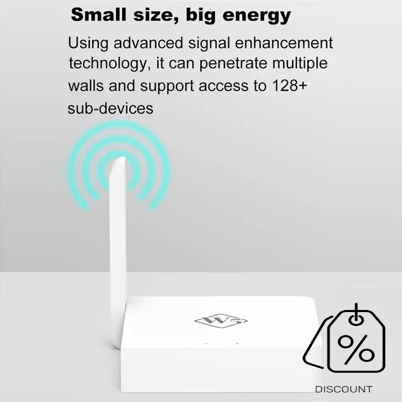 BAAG-nouvelle passerelle sans fil W5 Tuya Zigbee + Hub Bluetooth Version améliorée multimode peut accéder 128 + des appareils sub