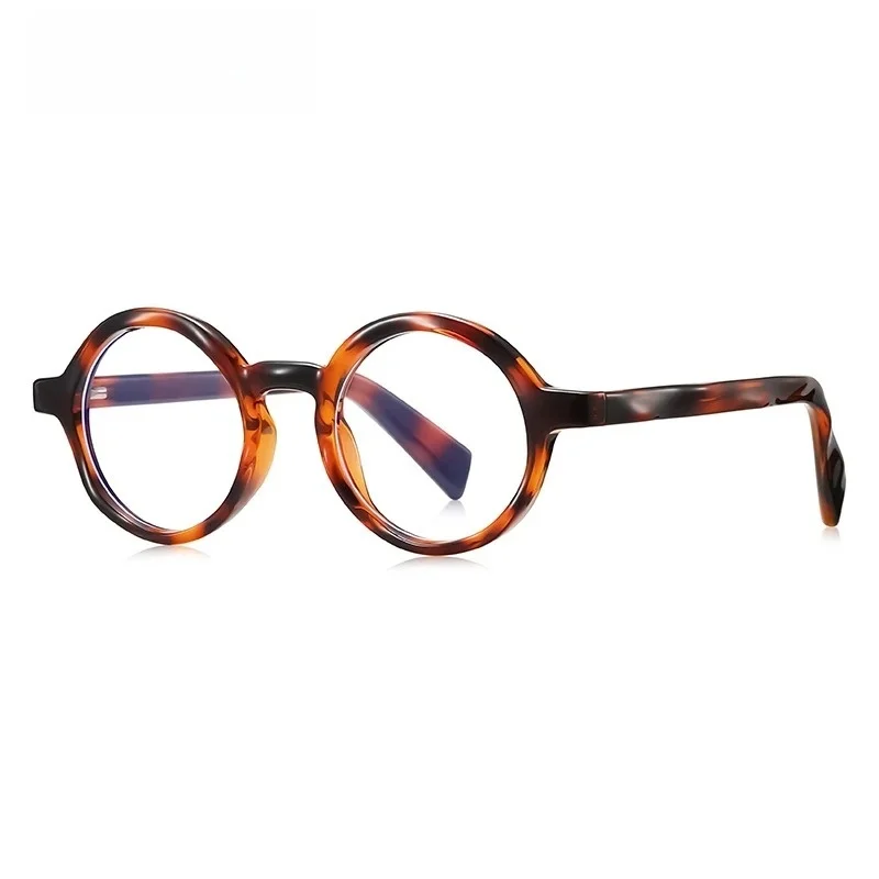 Fashion TR Women's Anti-blue Light Reading Glasses Geometric Round Customizable Prescription Frame